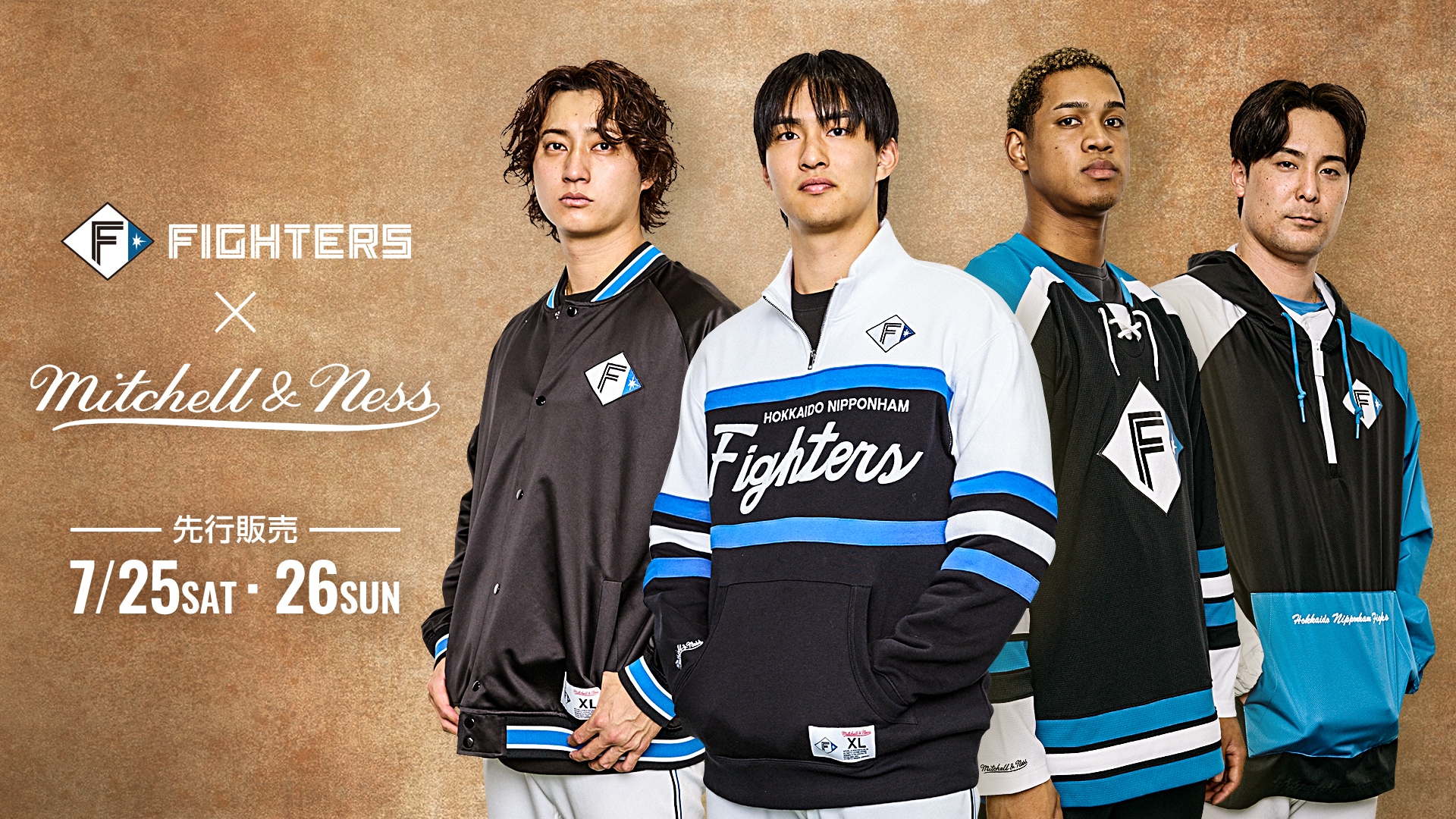 Mitchell & Ness × Hokkaido Nippon-Ham Fighters | FIGHTERS OFFICIAL
