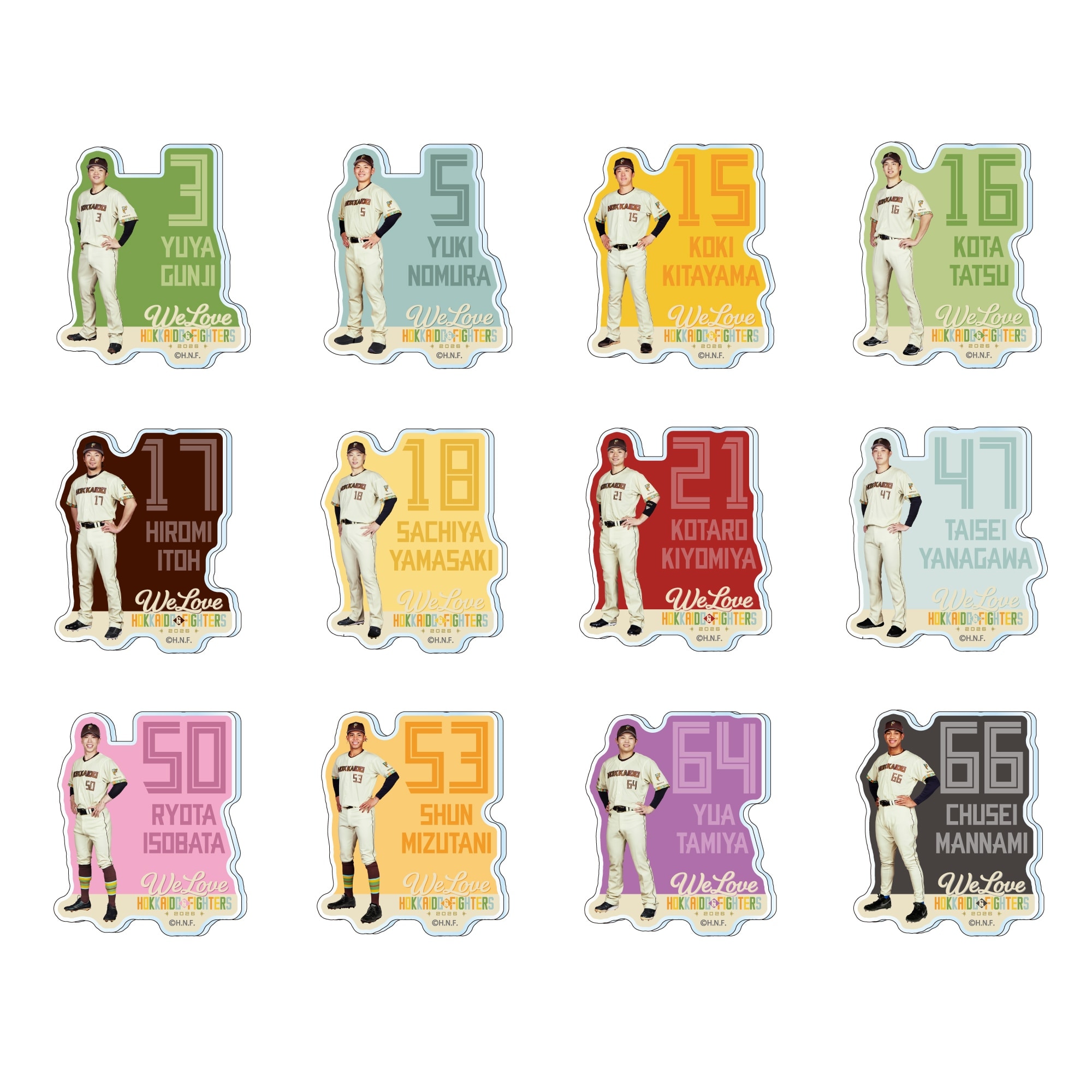 北海道日本ハムファイターズ WE LOVE HOKKAIDO&FIGHTERS 2026 Design