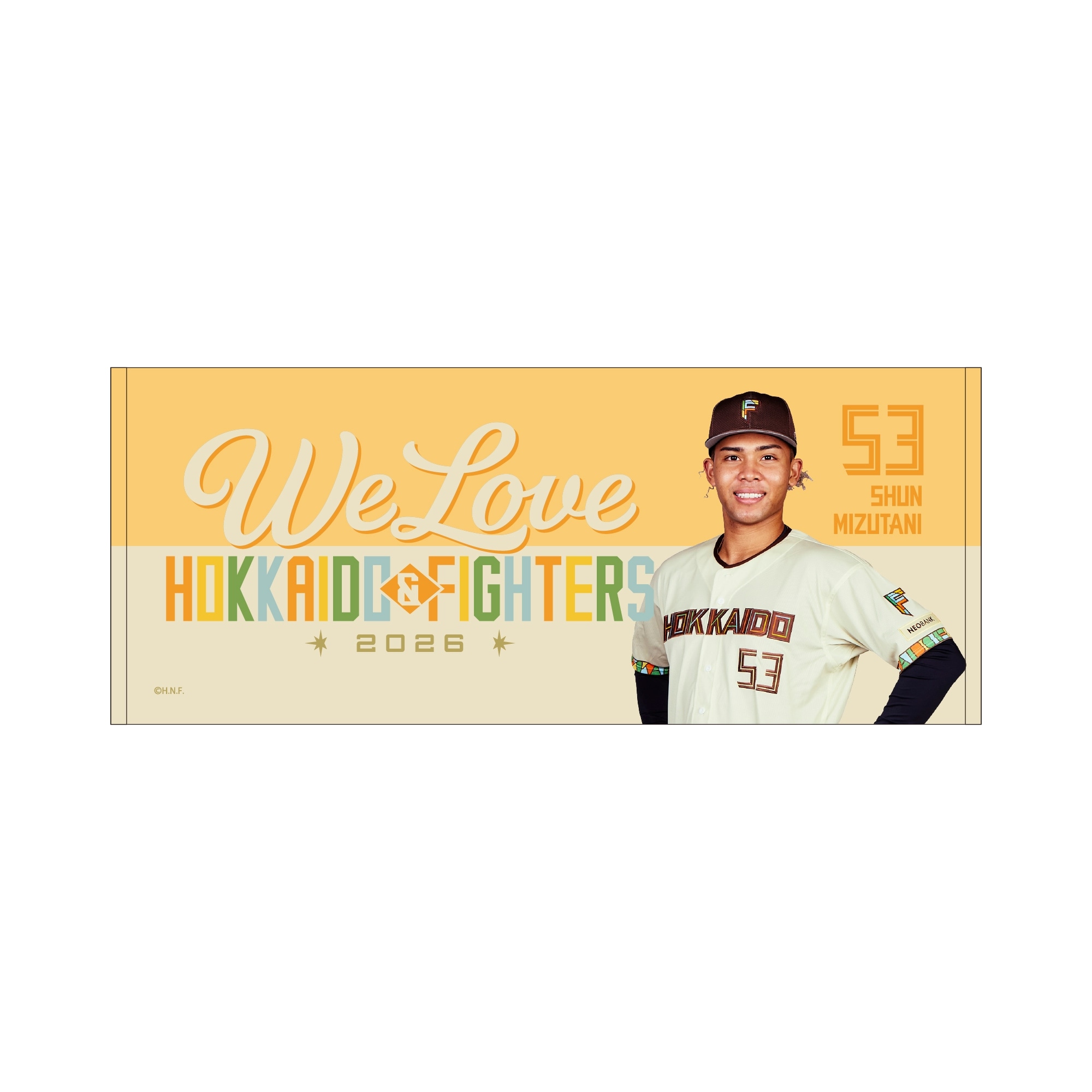 北海道日本ハムファイターズ WE LOVE HOKKAIDO&FIGHTERS 2026 Design