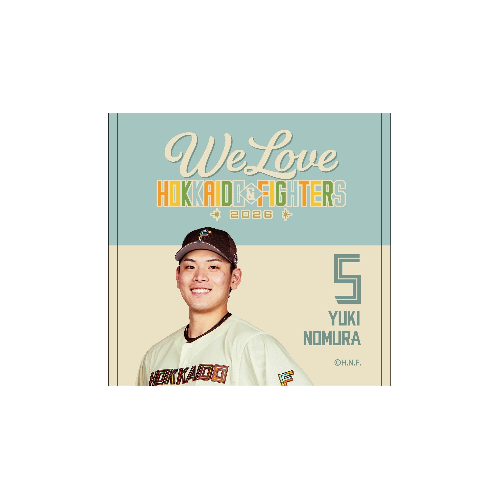 北海道日本ハムファイターズ WE LOVE HOKKAIDO&FIGHTERS 2026 Design