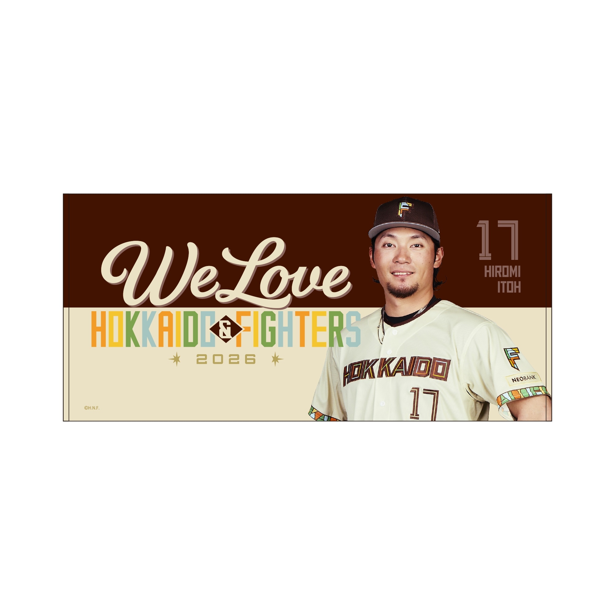 北海道日本ハムファイターズ WE LOVE HOKKAIDO&FIGHTERS 2026 Design